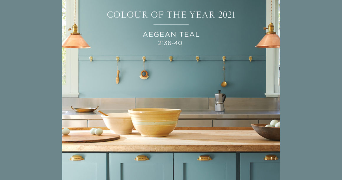 Benjamin Moore’s Color of the Year for 2021 – Aegean Teal – Home in Canada